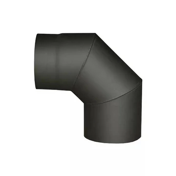 Kandalló vastagfalú könyök Ø 120/45° 1.5mm